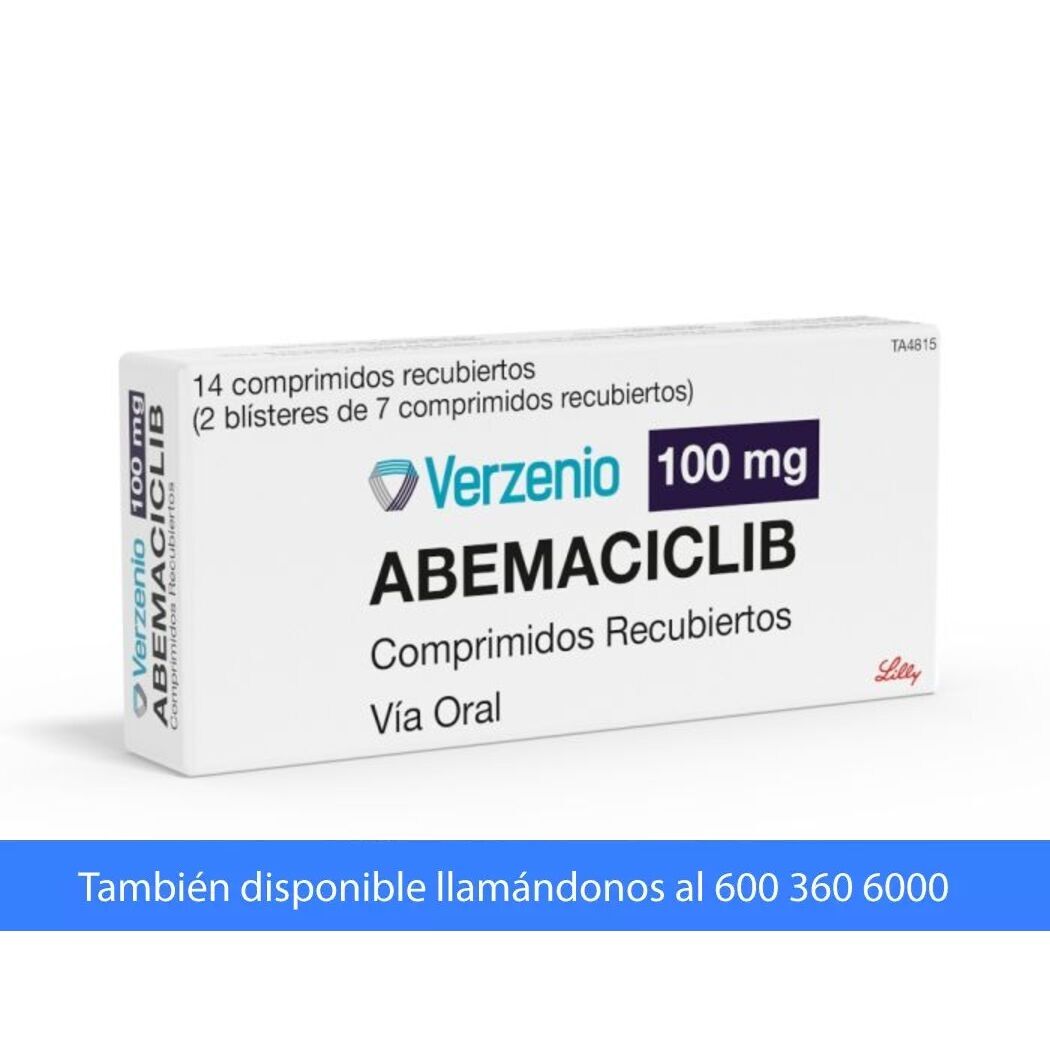 Verzenio Abemaciclib 100mg 14 Comprimidos Recubiertos