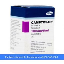 Camptosar 100mg/5ml Inyectable 1 Frasco-Ampolla