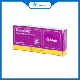 Somnipax (B) Zolpidem 10mg 30 Comprimidos