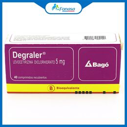 Degraler (B) Levocetirizina 5mg 40 Comprimidos Recubiertos