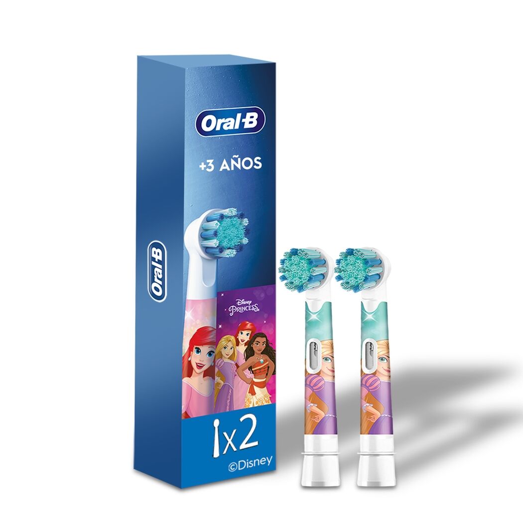 Cabezal Redondo de Repuesto Oral-B Disney Princesas 2 Unidades