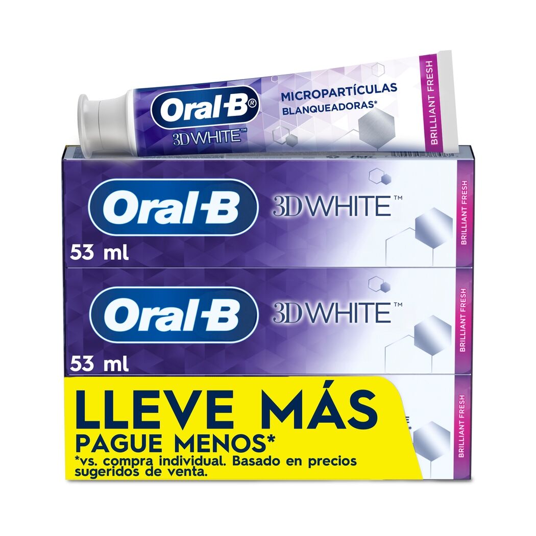 Pasta de Dientes Oral B 3D White Brilliant Fresh