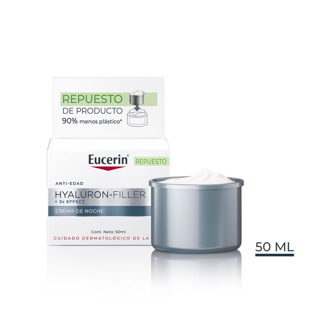 Repuesto Crema Facial Hyaluron Filler Refill Noche