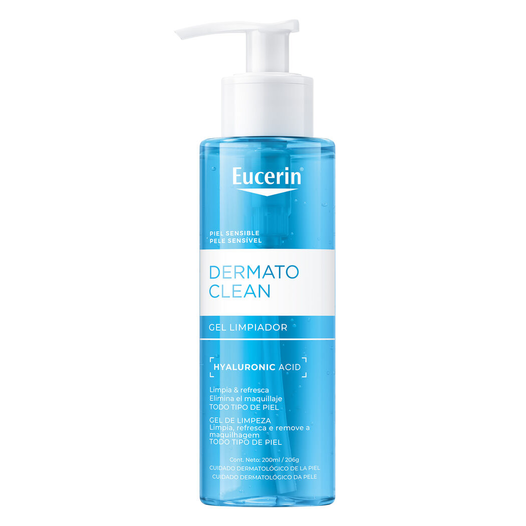 Eucerin DermatoCLEAN Gel Limpiador Facial Piel Normal a Mixta 200ml