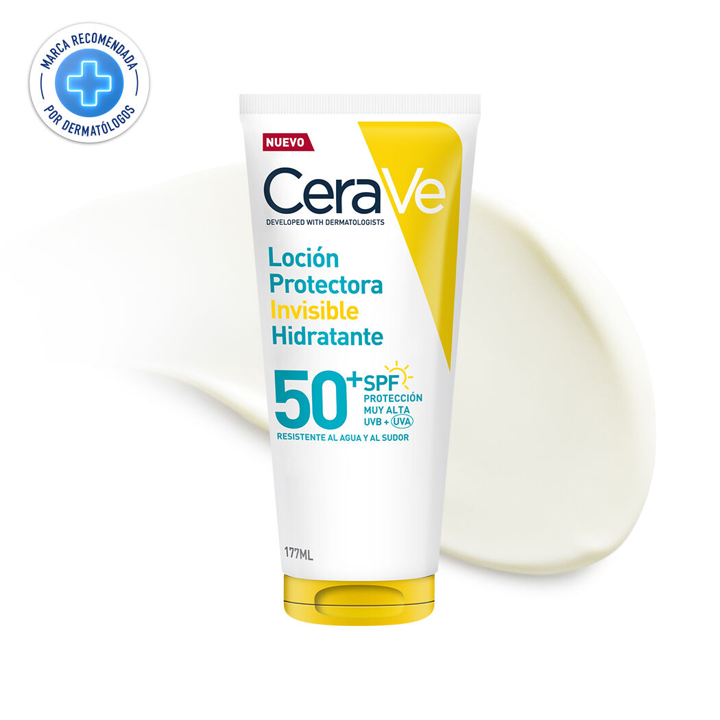 Protector solar cuerpo y rostro Loción Invisible Hidratante FPS 50+ 177ml