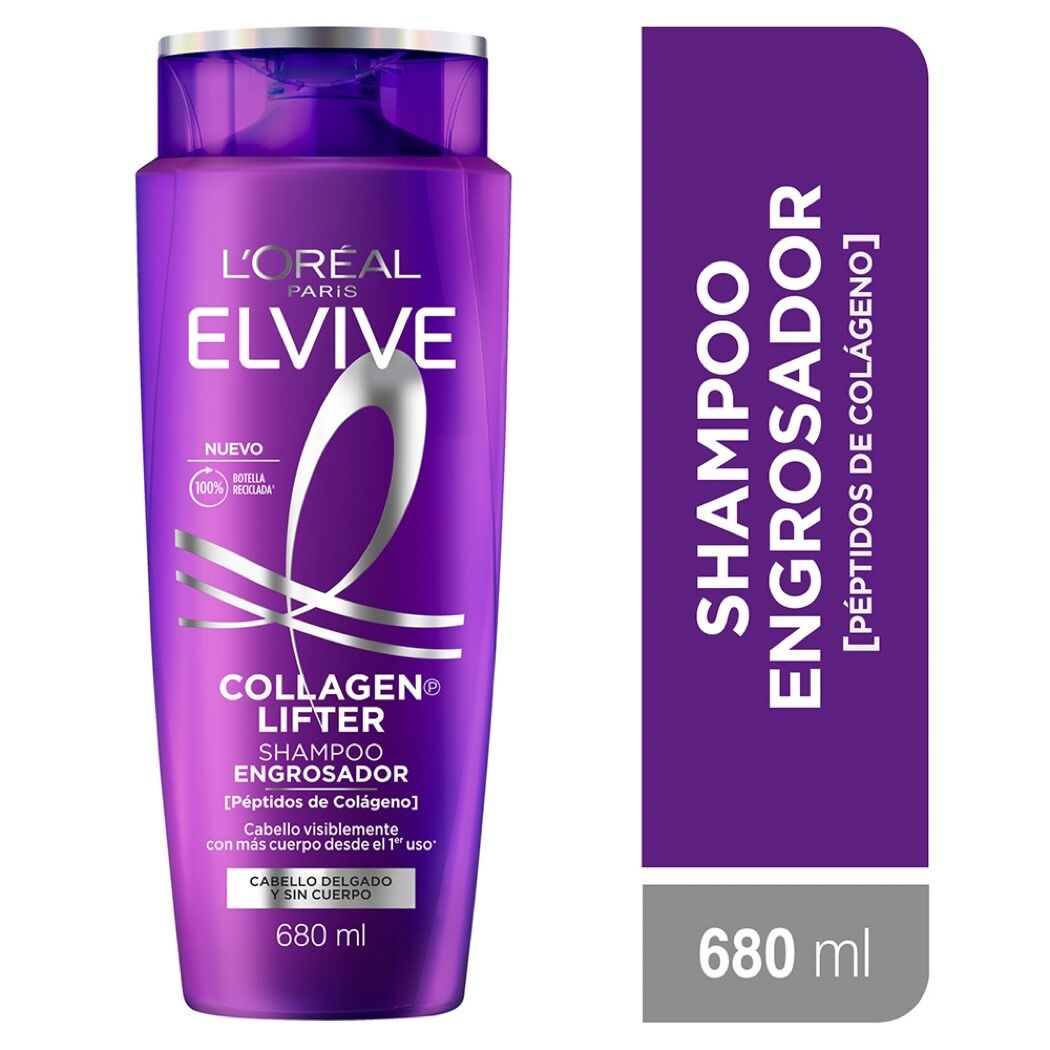 L'Oréal Paris Shampoo Elvive Colágeno Lifter Shampoo 680 ml