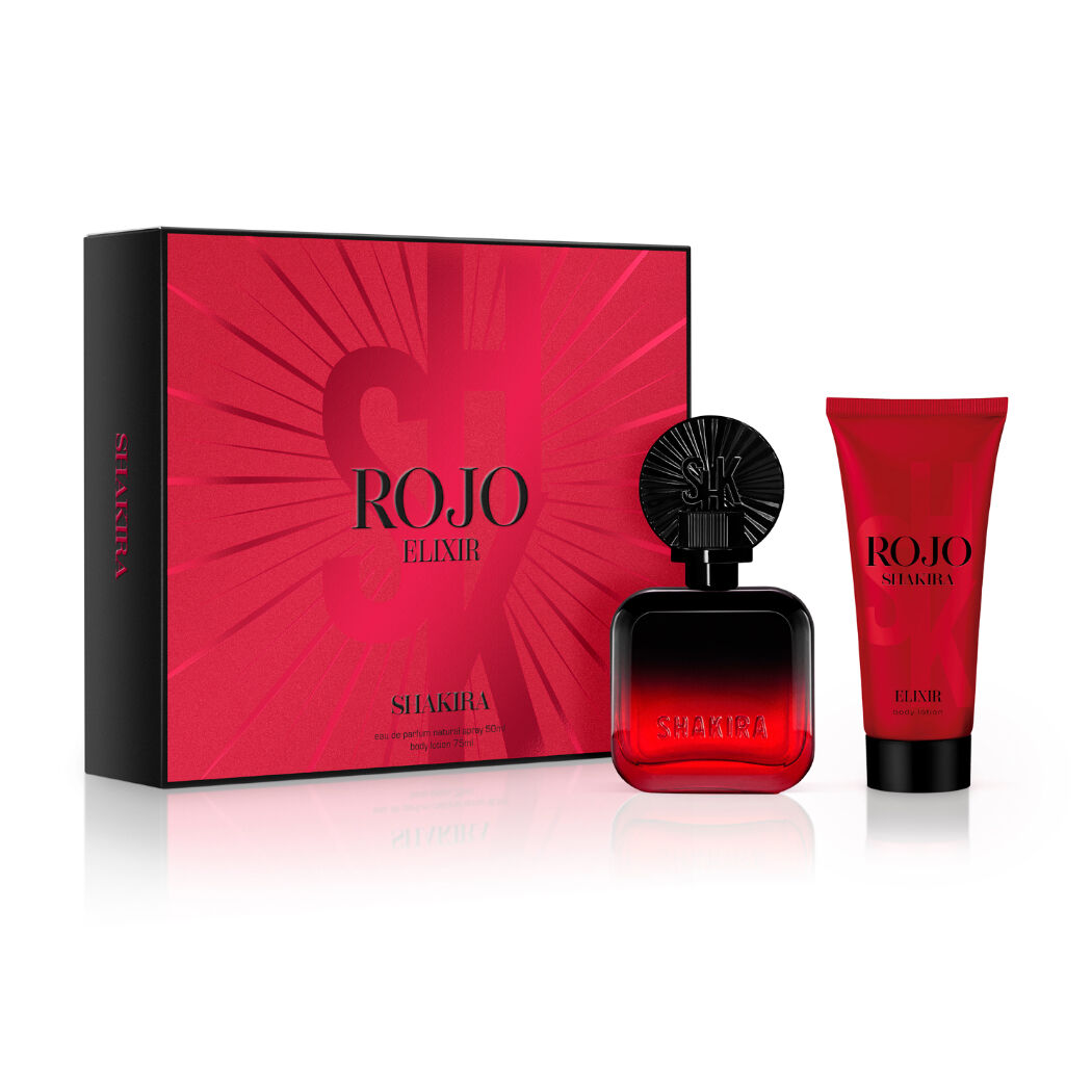 Shakira Rojo Elixir Re26 EDP 50ml + Body Lotion 75ml