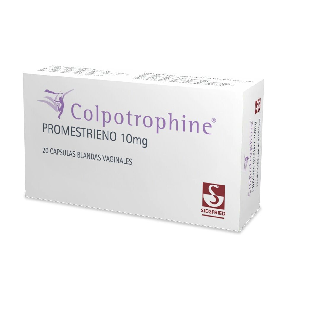 Colpotrophine Promestrieno 10mg 20 Cápsulas Blandas Vaginales
