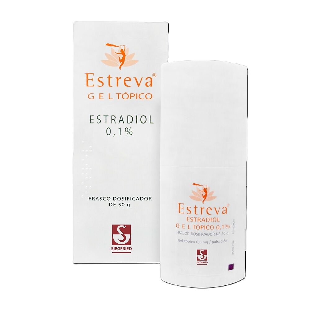 Estreva Estradiol 0,1% Gel Tópico 50g