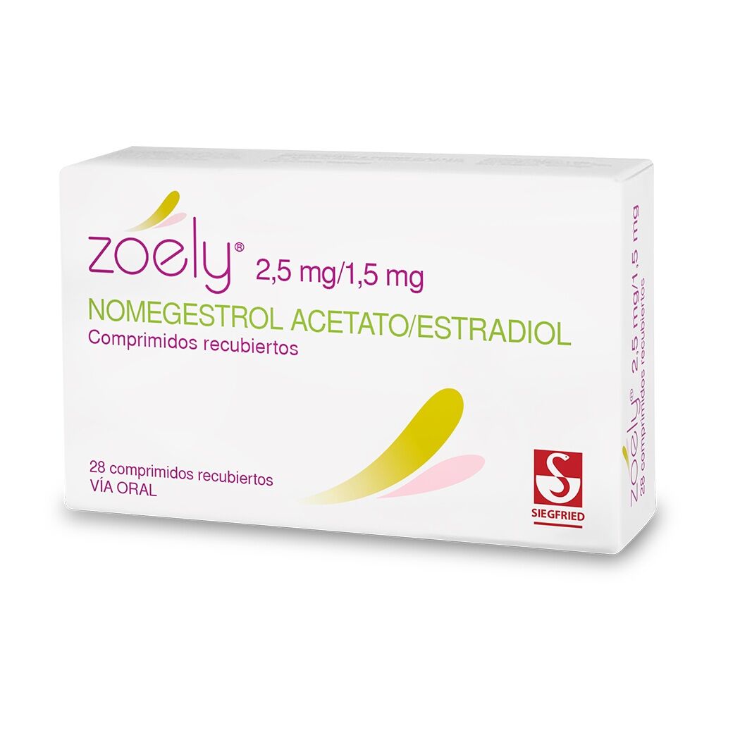 Zoely Estradiol / Nomegestrol 28 Comprimidos Recubiertos