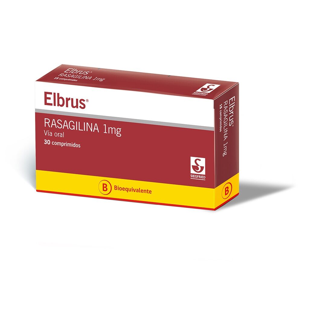 Elbrus (B) Rasagilina 1mg 30 Comprimidos