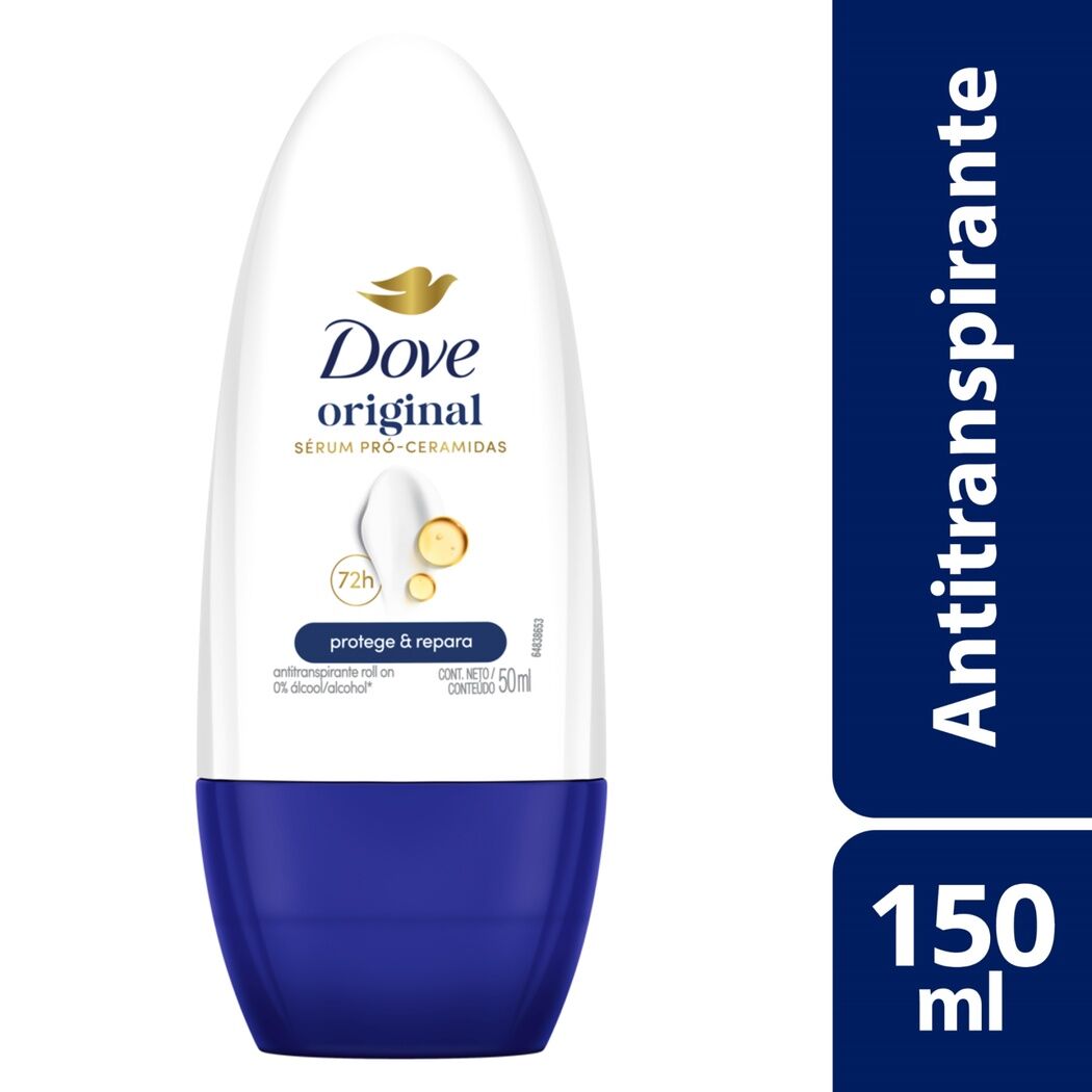 Dove Desodorante en Roll-On Original 50ml