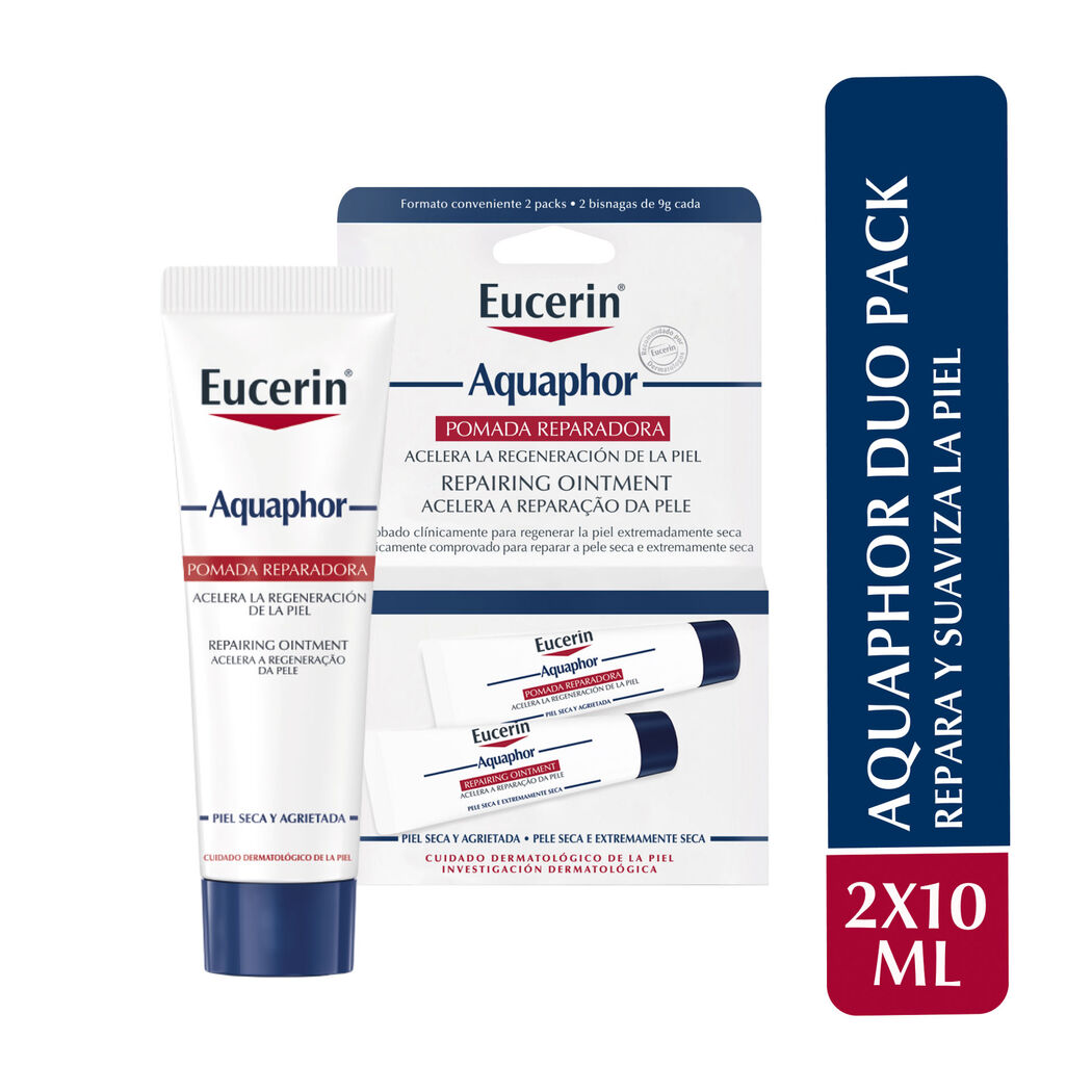 EUCERIN Ungüento Reparador Aquaphor Duo Pack 2x10ml