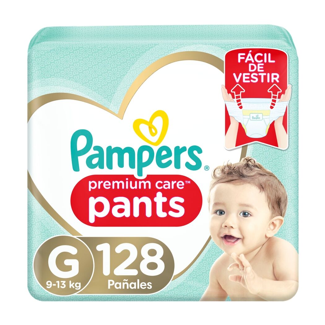 Pañales Pampers Premium Care Pants Talla G 128 Unidades