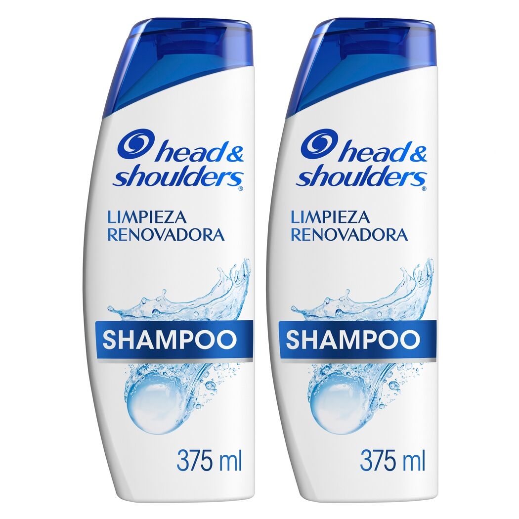Pack Shampoo Head & Shoulders Limpieza Renovadora 375ml 2 Unidades