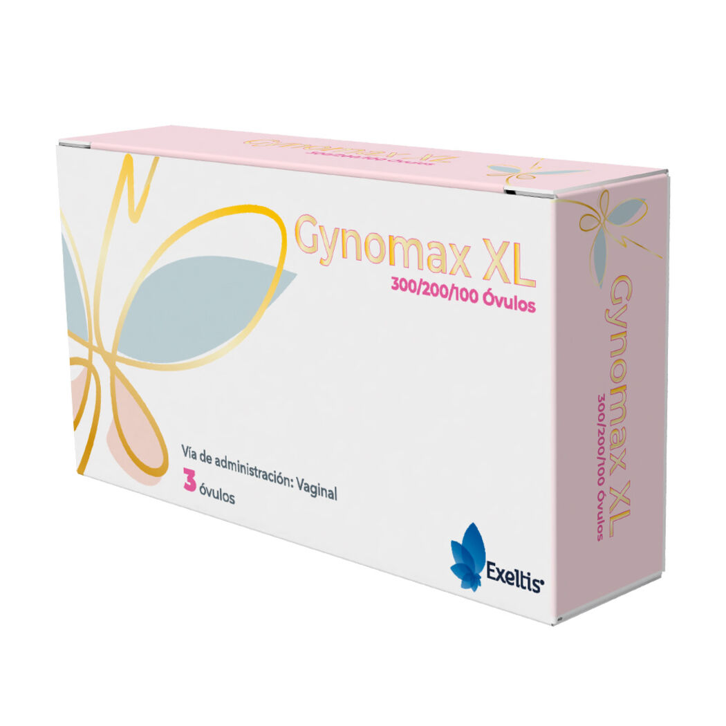 Gynomax XL 300/200/100 Tinidazol / Tioconazol / Lidocaina 3 Óvulos
