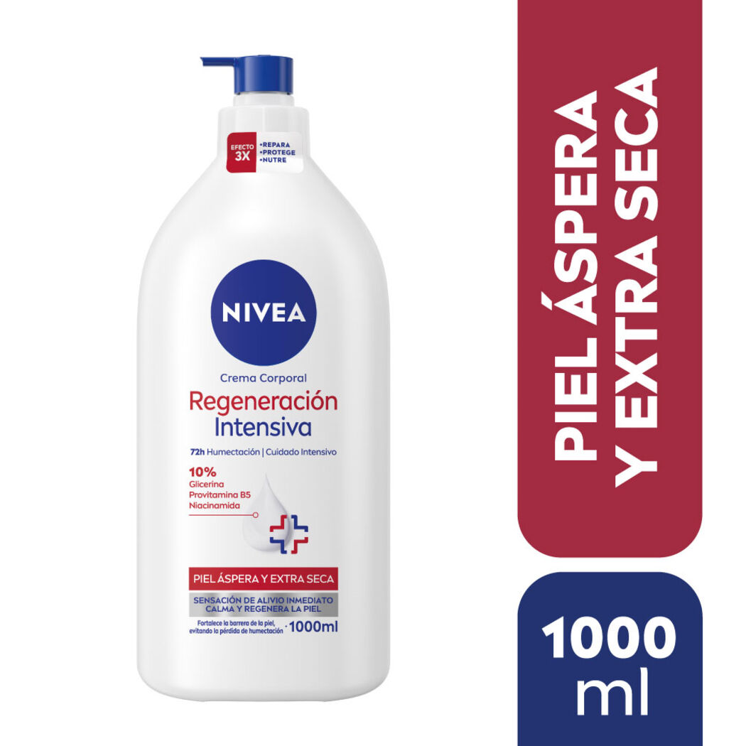 NIVEA Crema Corporal Regeneración Intensiva 1000ml