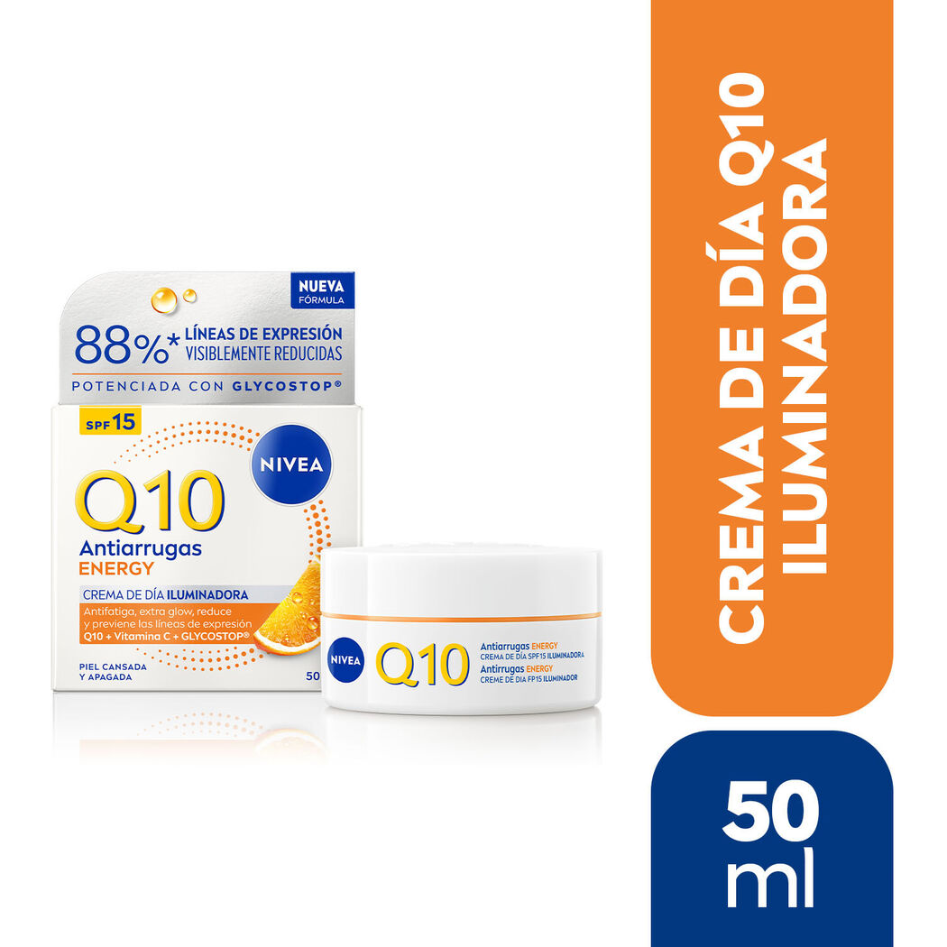 NIVEA Crema Facial Q10 Energy Día 50ml