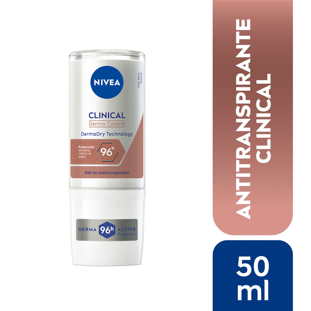 NIVEA Desodorante Roll On Clinical Femenino