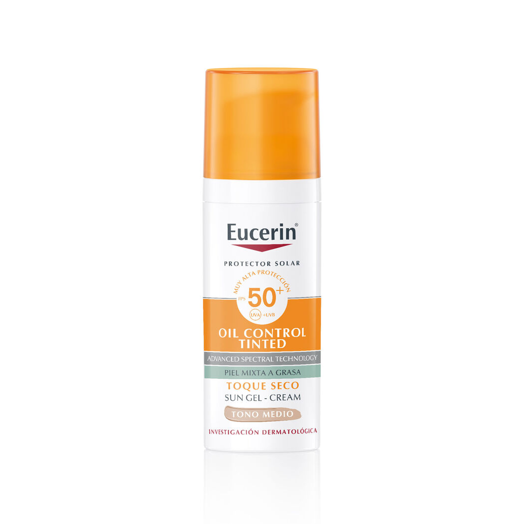 EUCERIN Protector Solar Oil Control Tono Medio Facial FPS50+ 50ml