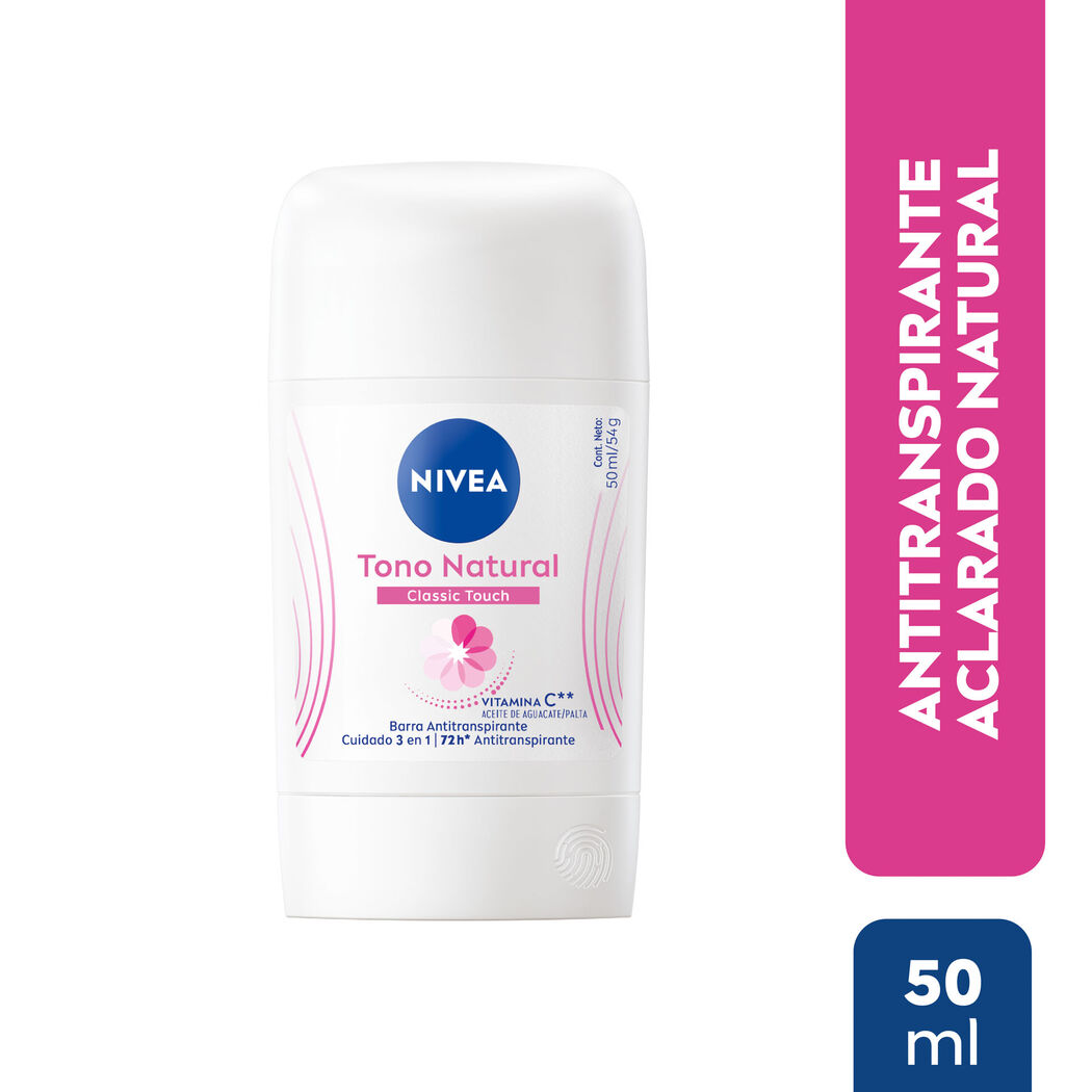 NIVEA Desodorante Stick Tono Natural Satin 50ml