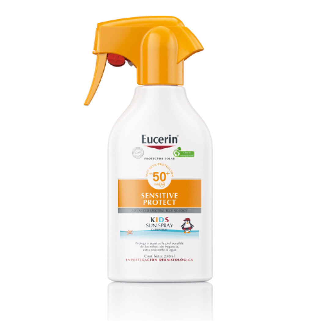 EUCERIN Protector Solar Spray Niños Sensitive Protect Trigger FPS50+ 250ml