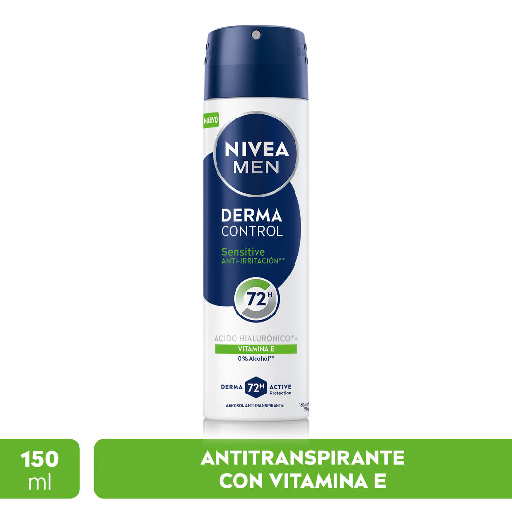NIVEA MEN Desodorante Spray Derma Control Sensitive 150ml