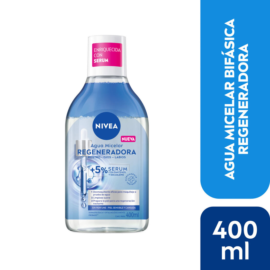 NIVEA Agua Micelar Facial Regeneradora 400ml
