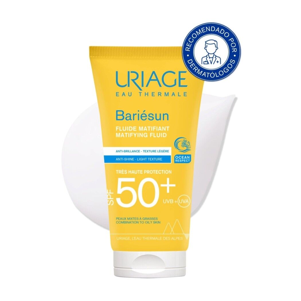 Protector Solar Matificante Rostro Bariésun Fluido SPF50 50ml Uriage