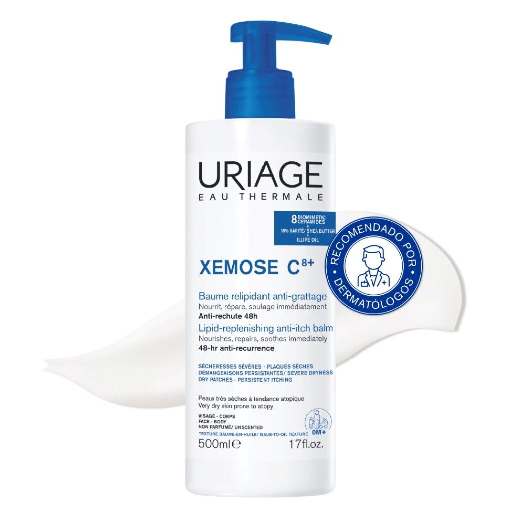Crema Nutritiva Cuerpo Xémose Bálsamo Óleo-calmante Anti-prurito 500ml Uriage