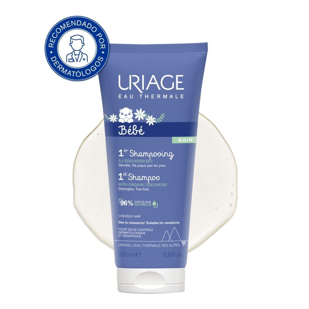 Shampoo Bebé 1st Baby Skincare 200ml Uriage