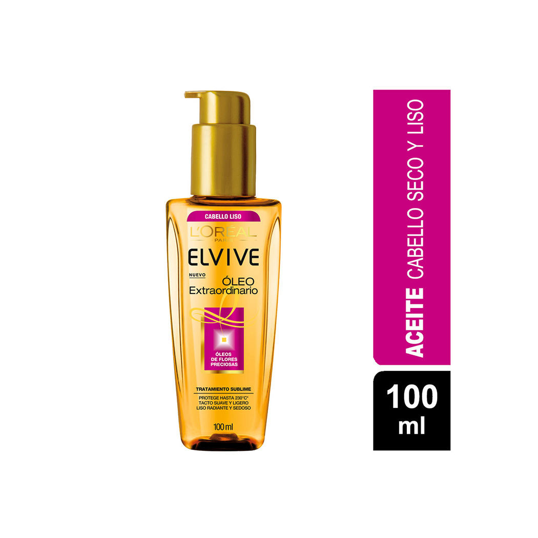 Aceite Oleo Extraordinario Liso 100Ml Elvive