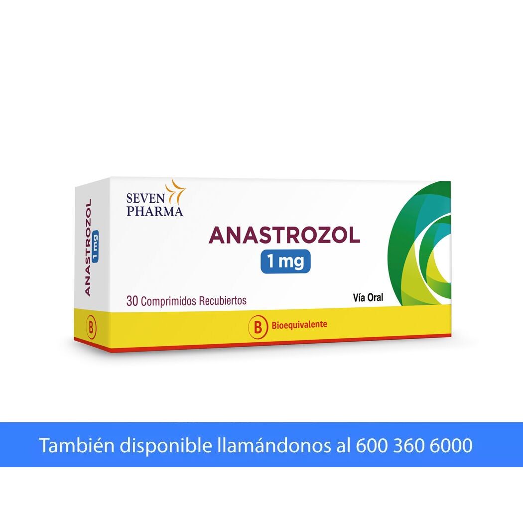 Anastrozol (B) 1mg 30 Comprimidos Recubiertos