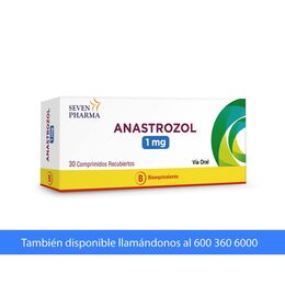 Anastrozol (B) 1mg 30 Comprimidos Recubiertos