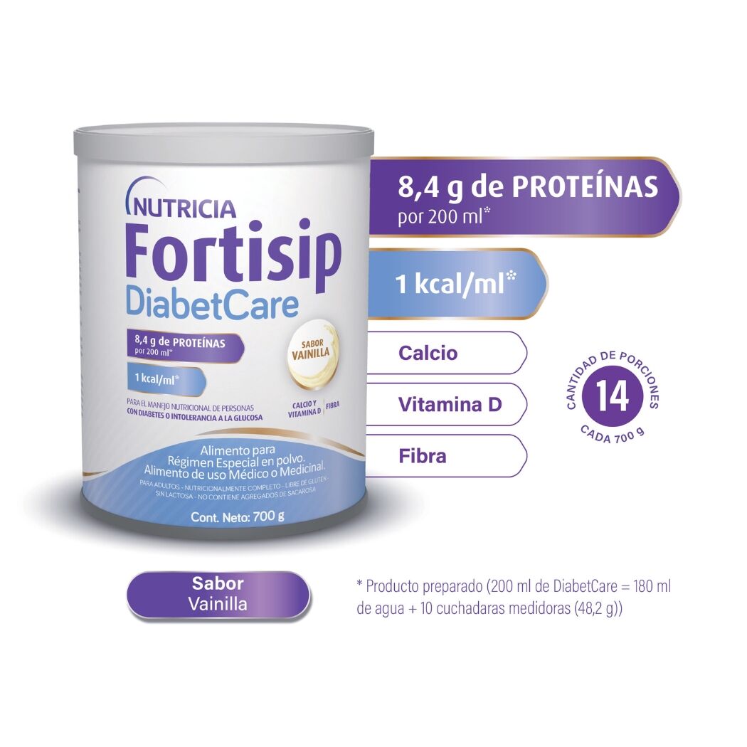 Fortisip Diabetcare Vainilla 700g