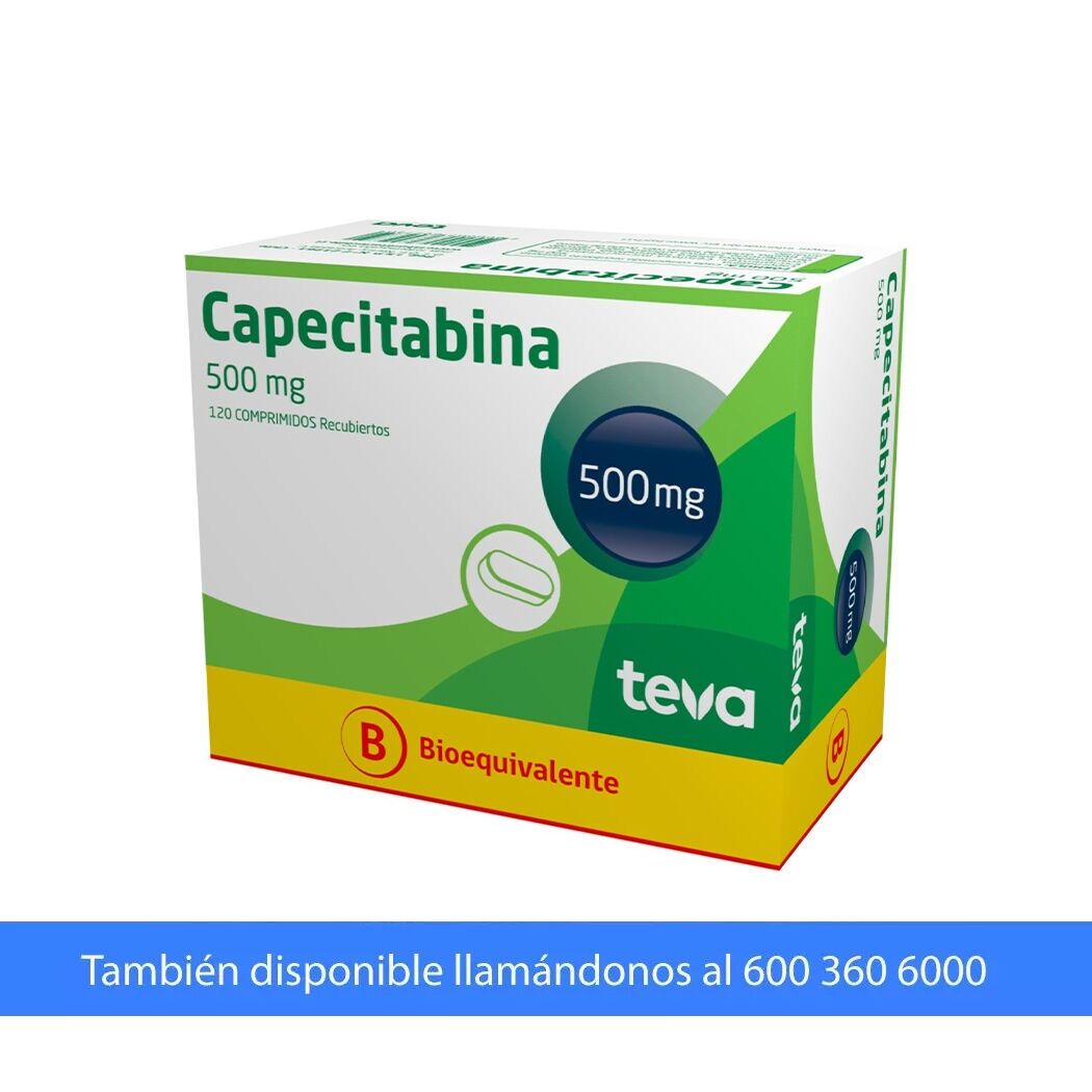 Capecitabina (B) 500mg 120 Comprimidos Recubiertos