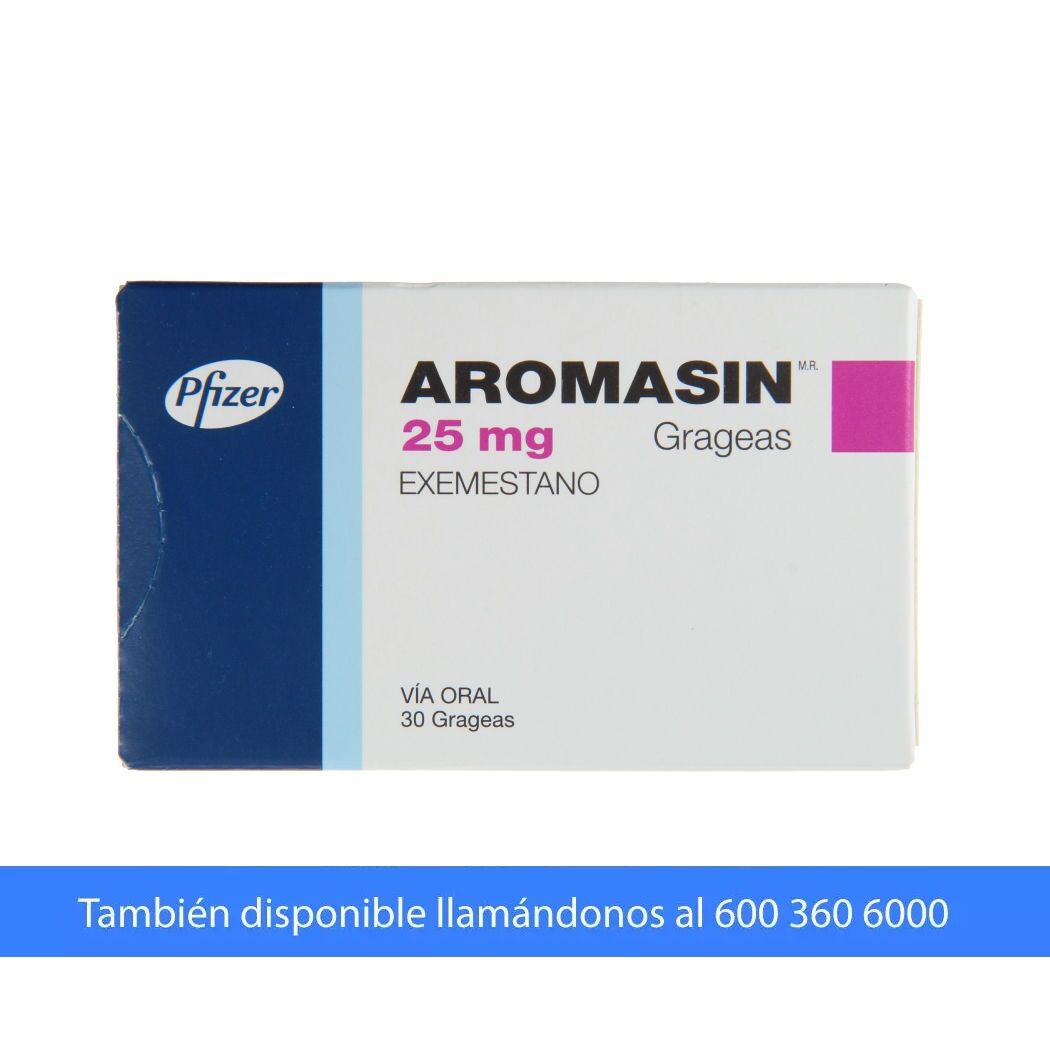 Aromasin (R) Exemestano 25mg 30 Grageas