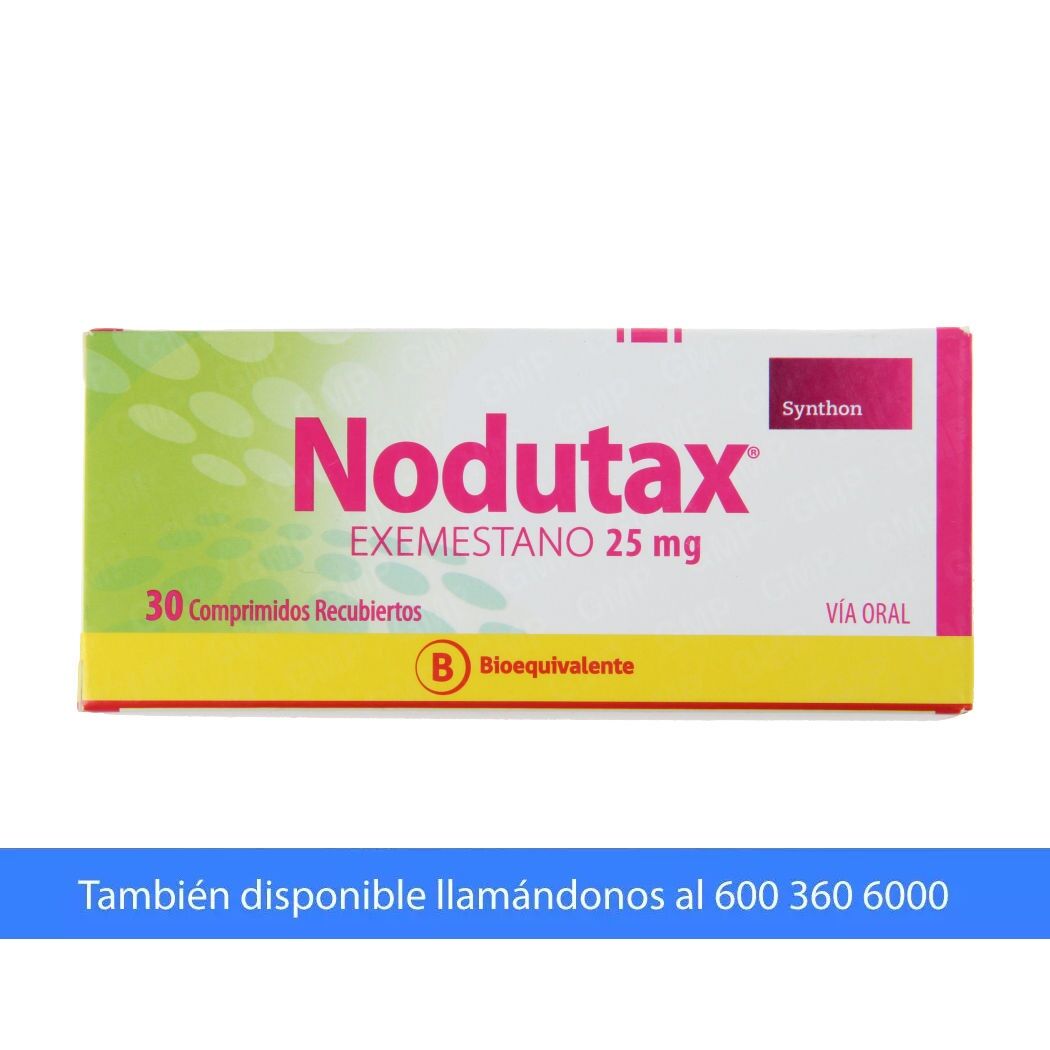 Nodutax (B) Exemestano 25mg 30 Comprimidos Recubiertos