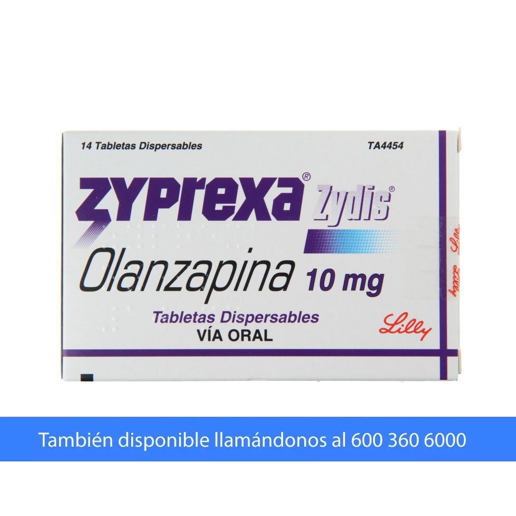 Zyprexa Zydis (R) Olanzapina 10mg 14 Comprimidos Dispersables