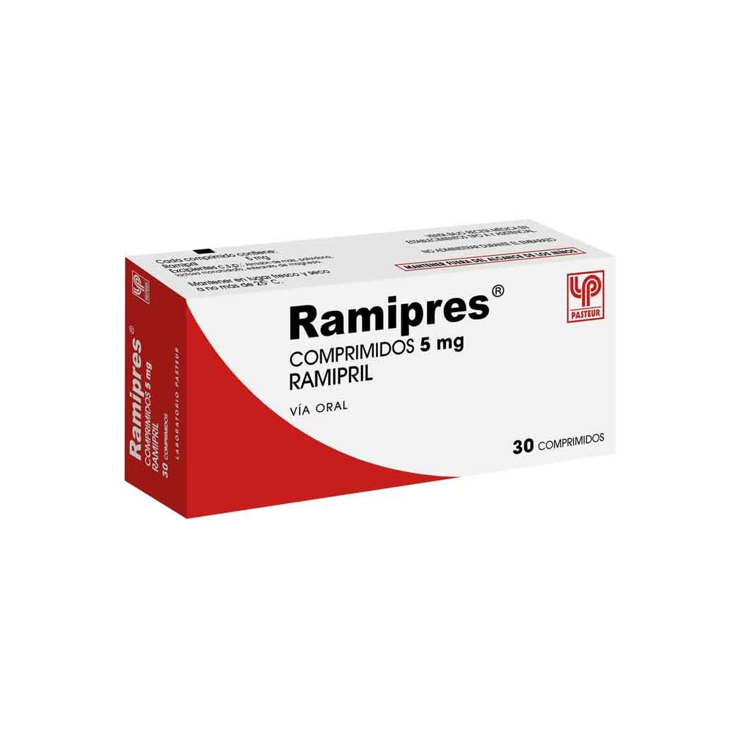 Ramipres Ramipril 5mg 30 Comprimidos