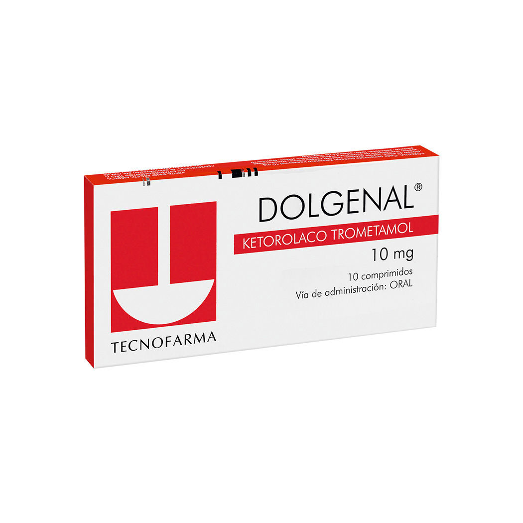 Dolgenal Ketorolaco 10mg 10 Comprimidos