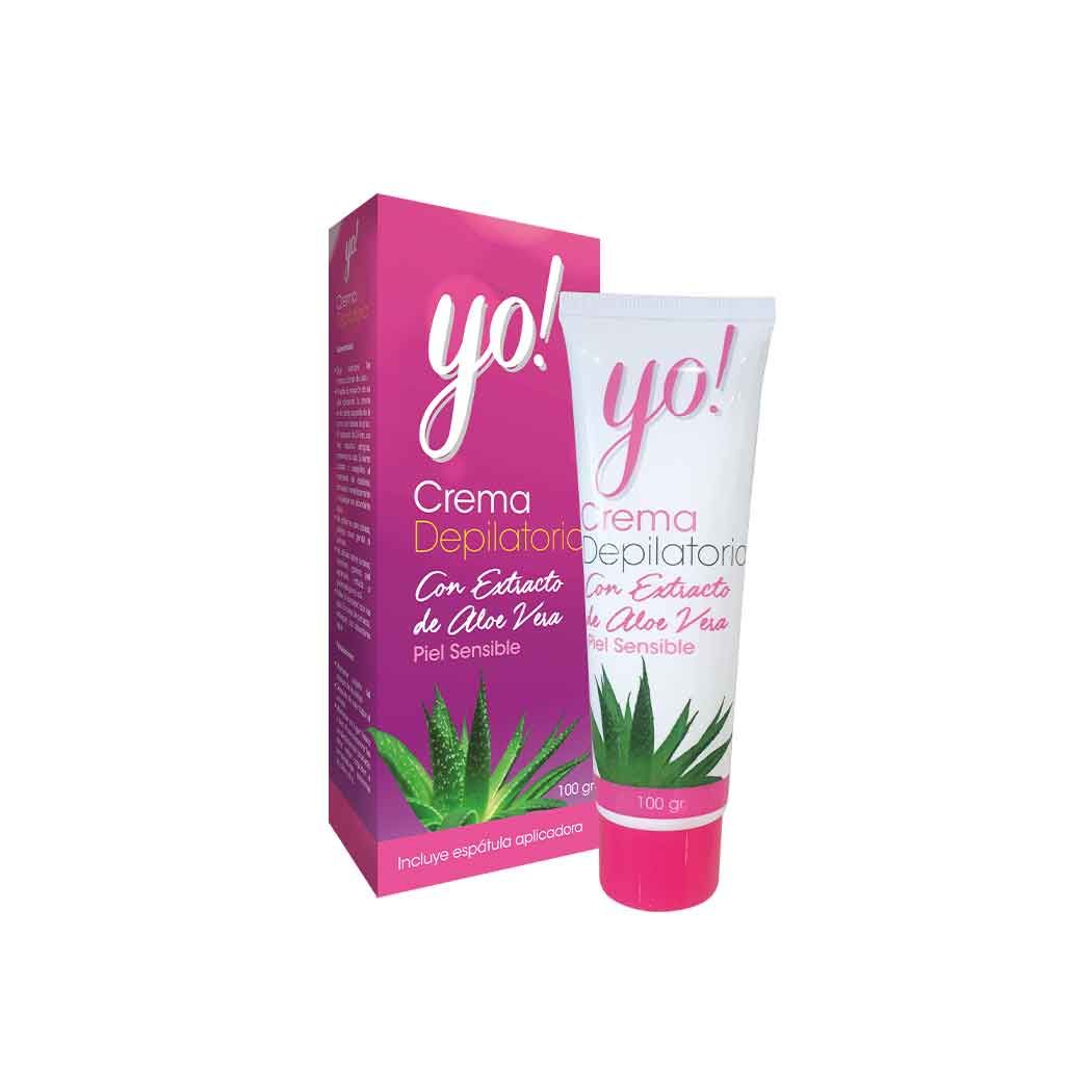 Yo! Crema Depilatoria Corporal con Extractos de Aloe Vera 100g