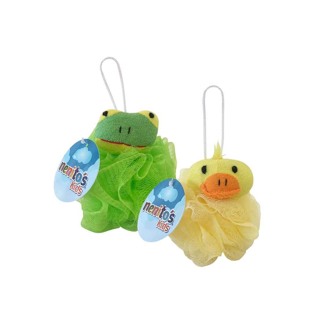 Nenitos Esponja Baño Redonda Animal