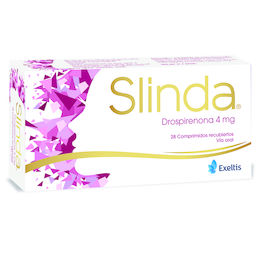 Slinda Drospirenona 4 mg x 28 Comprimidos Recubiertos