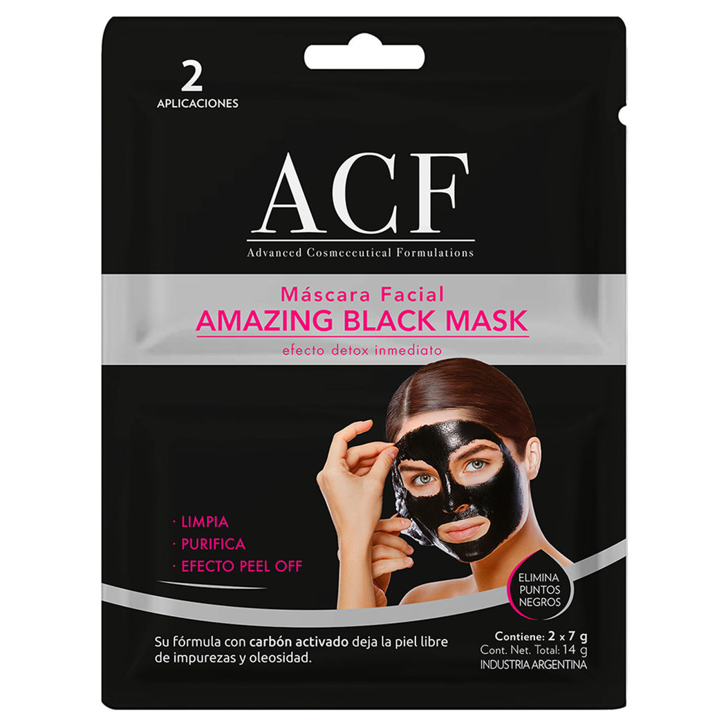 Mascarillas Amazing Black Mask (2 X 7 Gr)