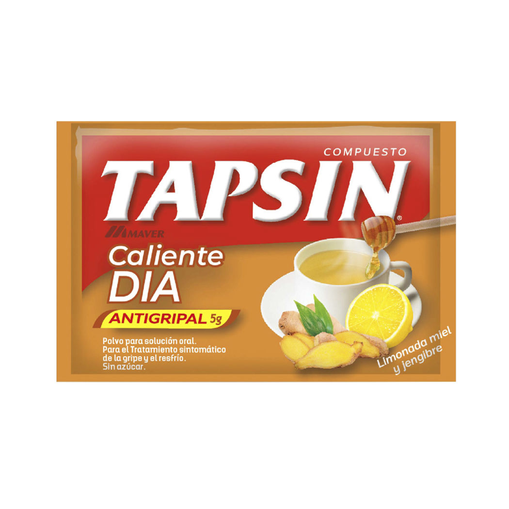 Tapsín Caliente Día Limón-Miel-Jengibre 5g