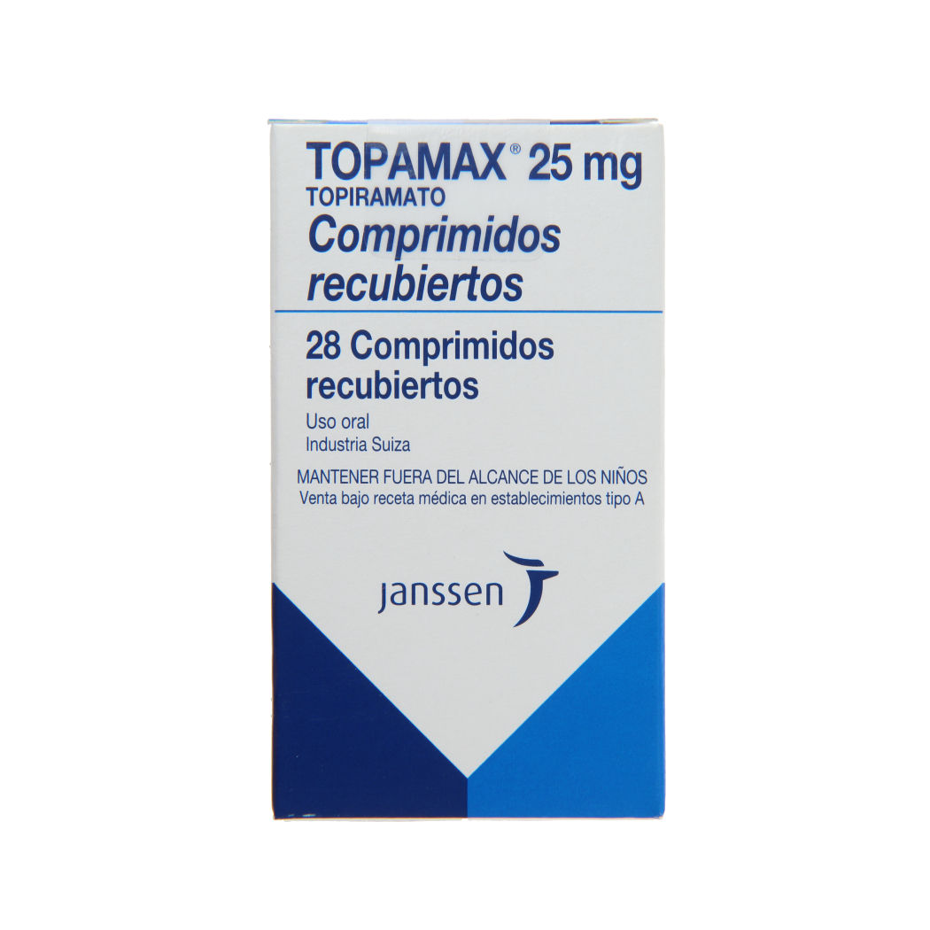 Topamax (R) Topiramato 25mg 28 Comprimidos Recubiertos