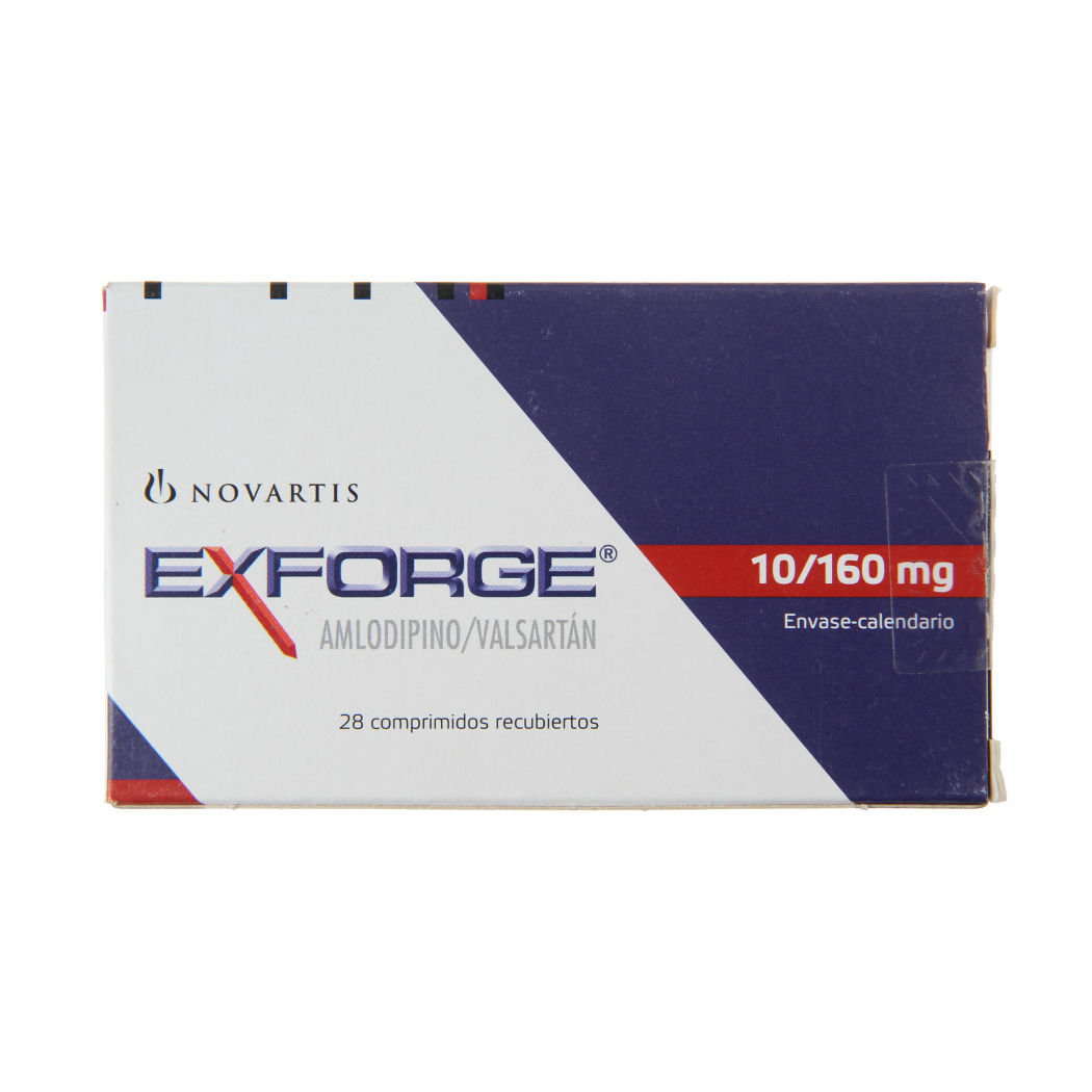 Exforge 10/160 Amlodipino / Valsartan 28 Comprimidos Recubiertos