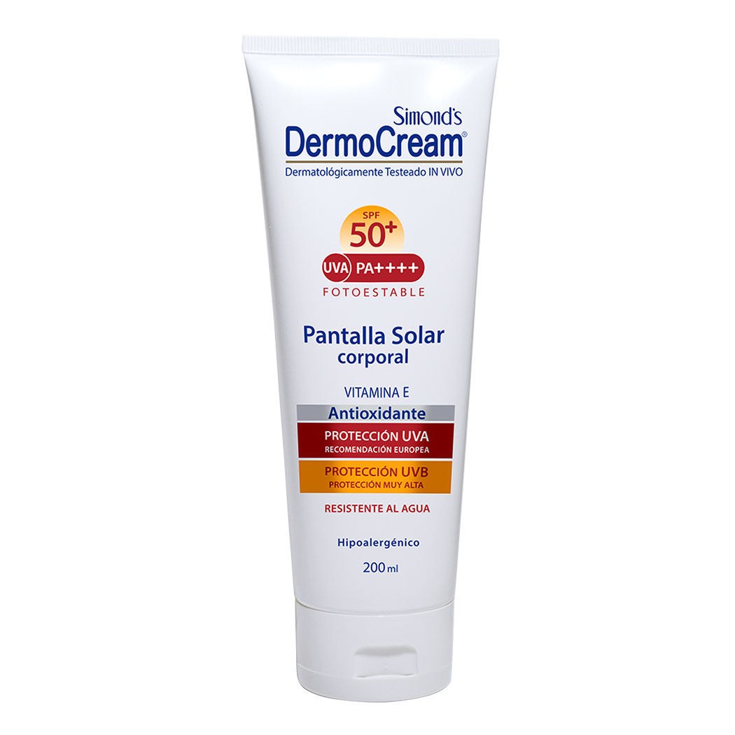 Pantalla Solar SPF50 Antioxidante Simond's 200ml