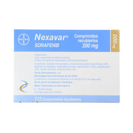 Nexavar Sorafenib 200mg 112 Comprimidos Recubiertos